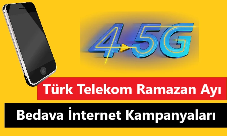 türk telekom 10 gb ramazan bedava i̇nternet