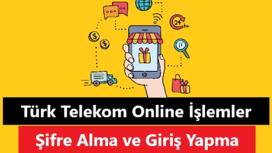 türk telekom online i̇şlemlere şifre alma ve giriş